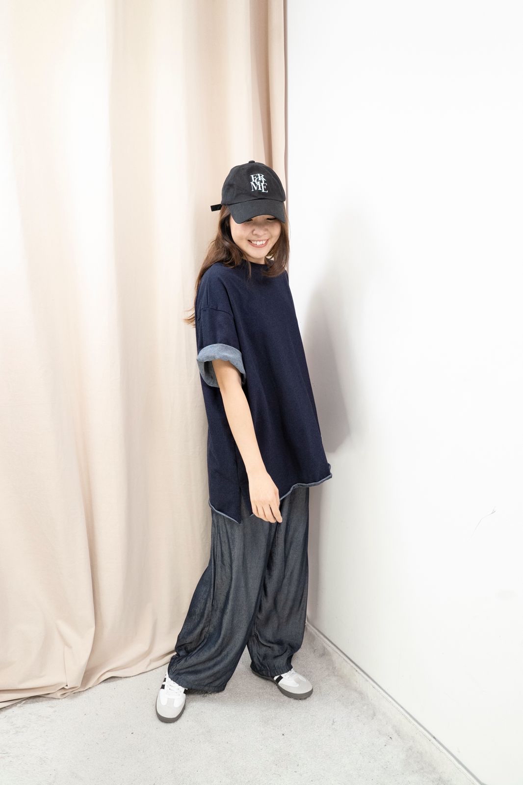 Oversize 牛仔Top（牛仔藍色）