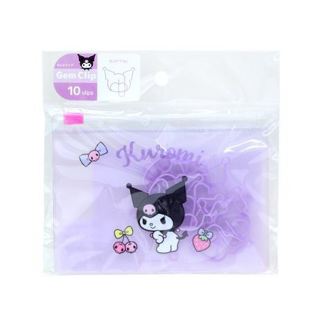 現貨｜Sanrio Kuromi 日版 萬子夾 + 收納袋 套裝 (KU-84152) 