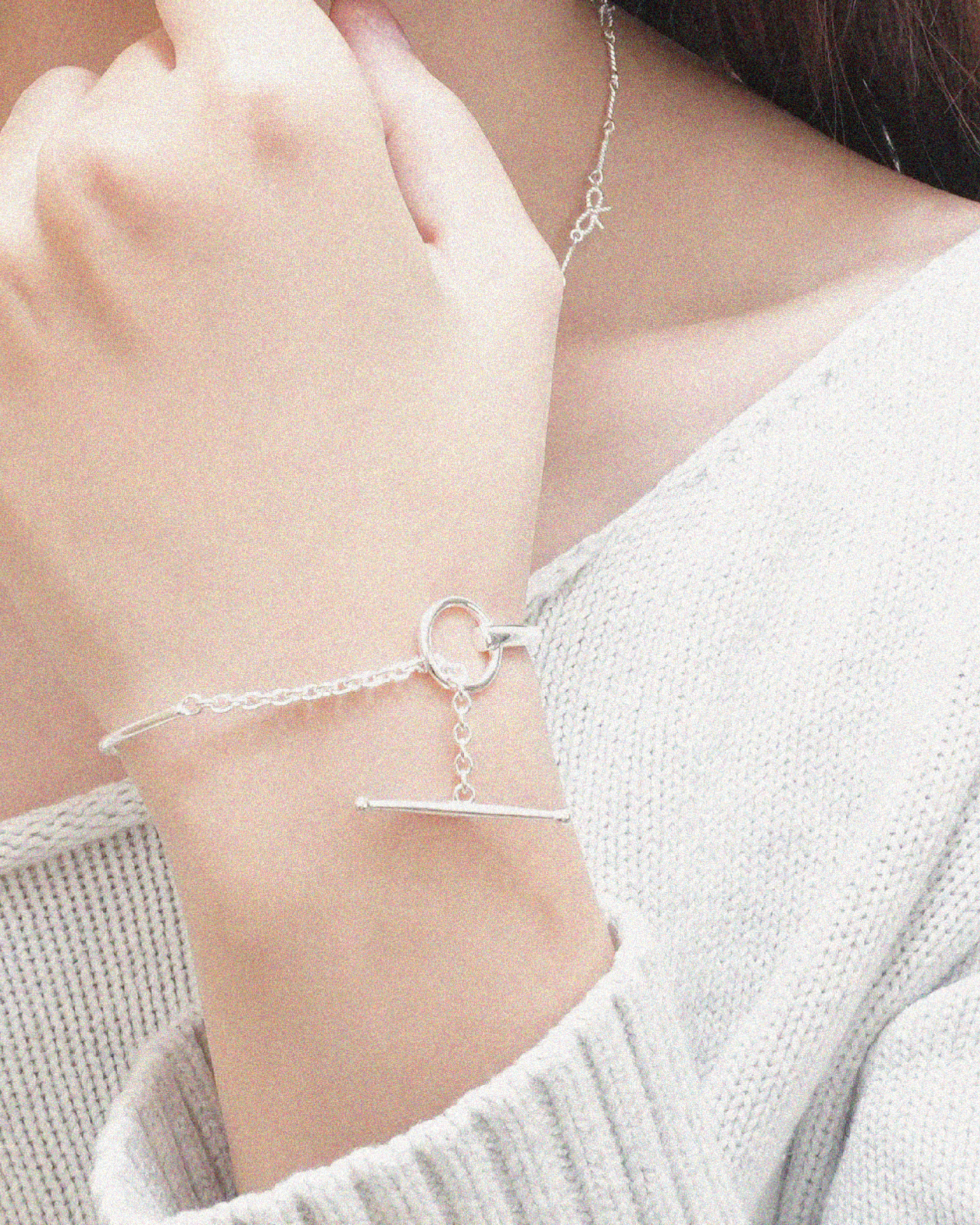 Refined Toggle Cuff Bracelet 