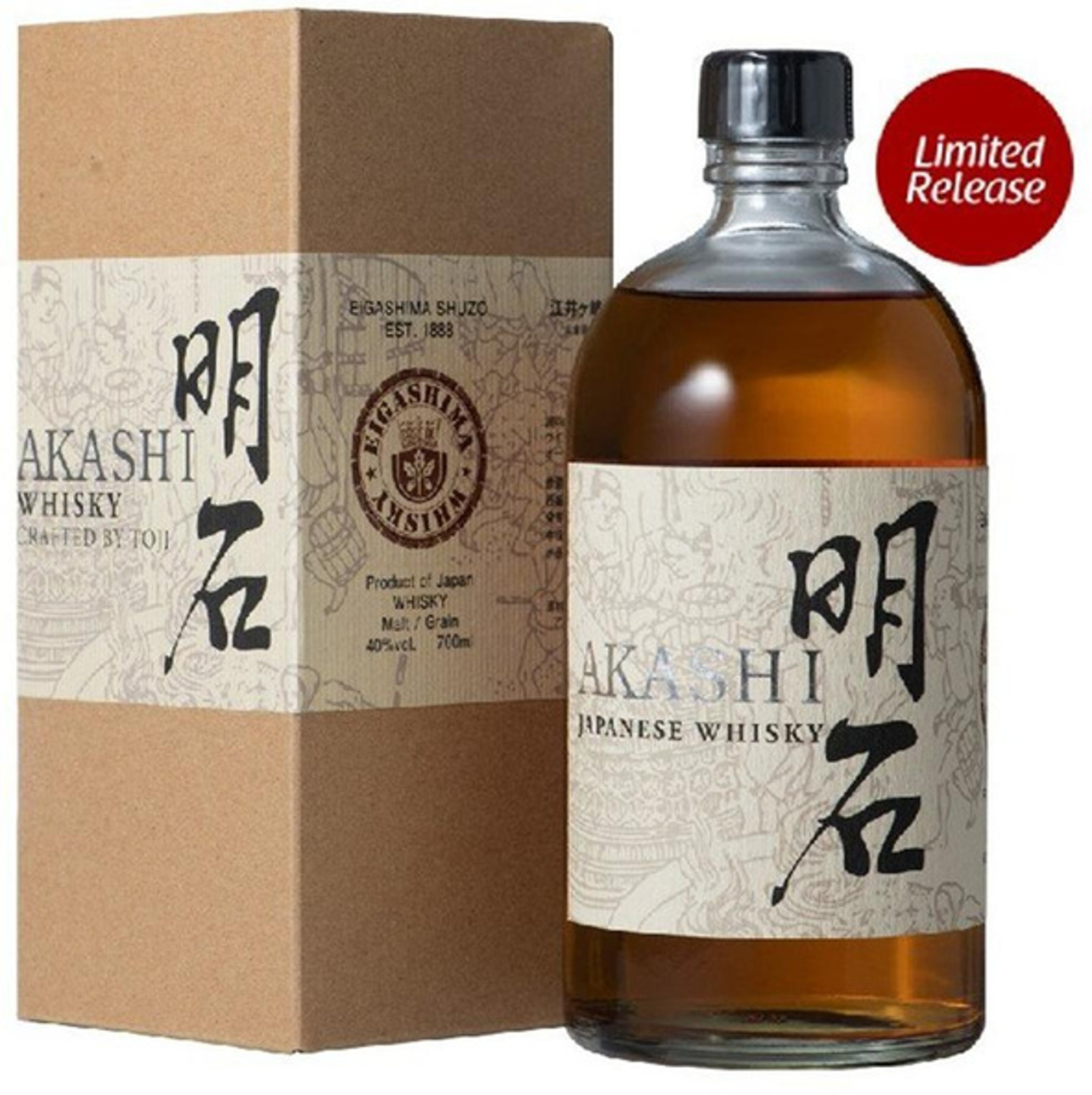 明石 杜氏 調和威士忌 AKASHI Toji Blended Whisky 40% 700ml
