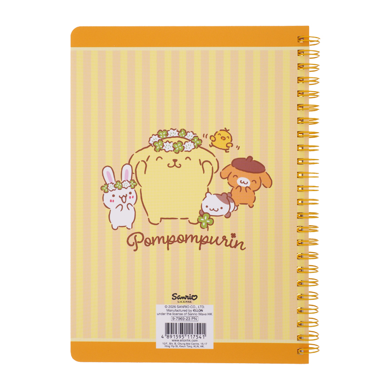 Pompompurin Wire-O Notebook 線圈簿