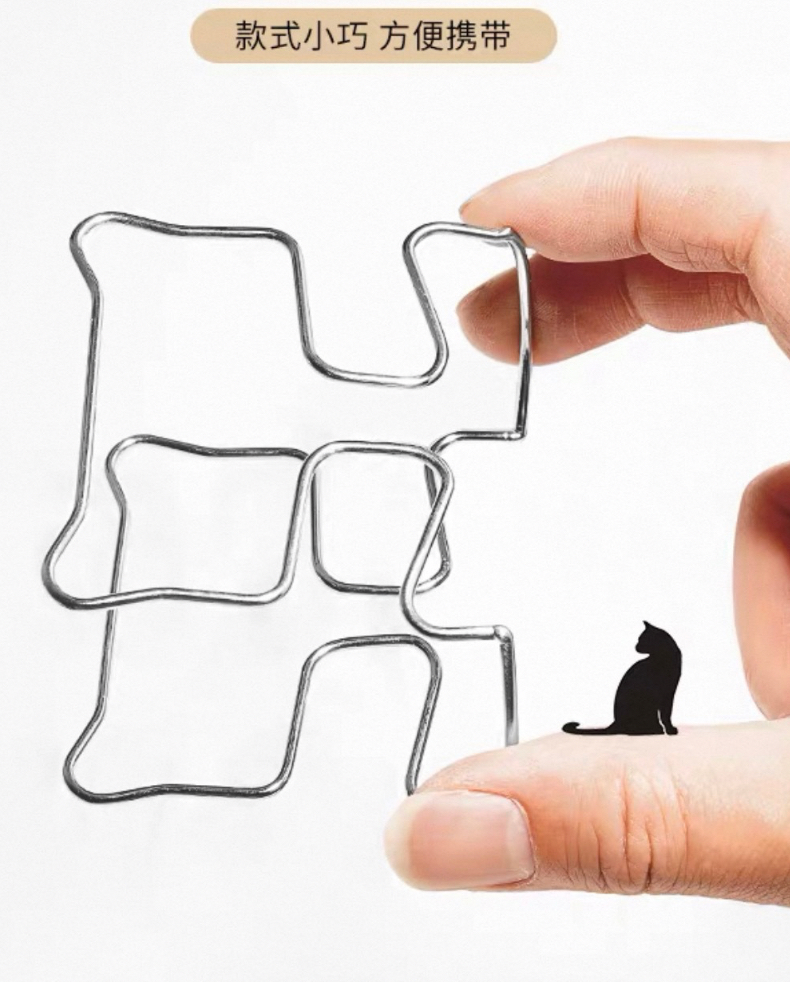 日式貓咪304不鏽鋼咖啡掛耳支架