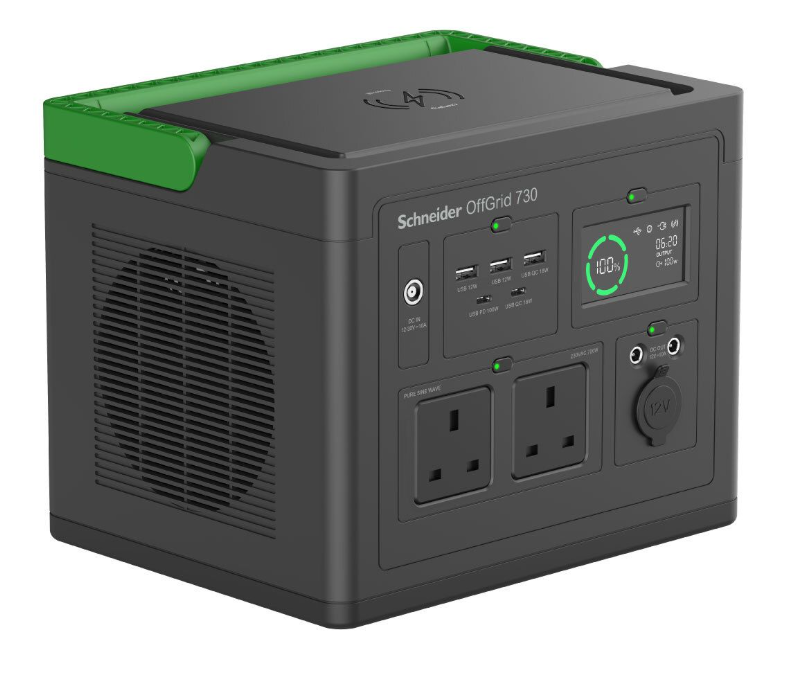施耐德電氣 - (738Wh) Schneider OffGrid 手提式流動電源(PPS730-UK) #大容量流動電能站 #移動電源 #外置電