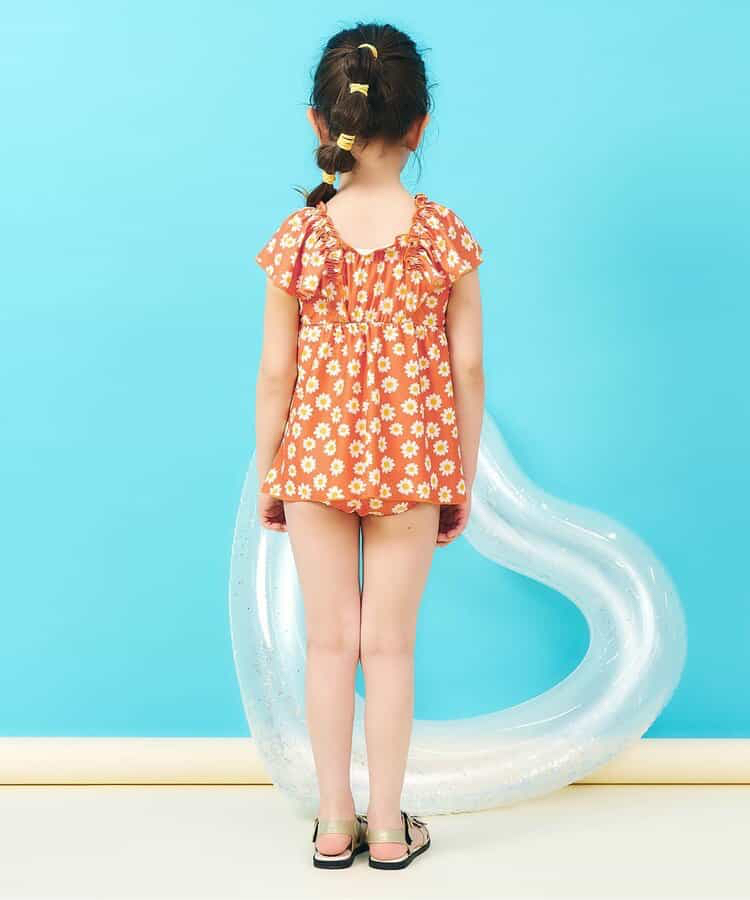 🇯🇵預訂 日本直送🇯🇵Apres les cours六色圖案印花褶皺荷葉邊連身泳衣