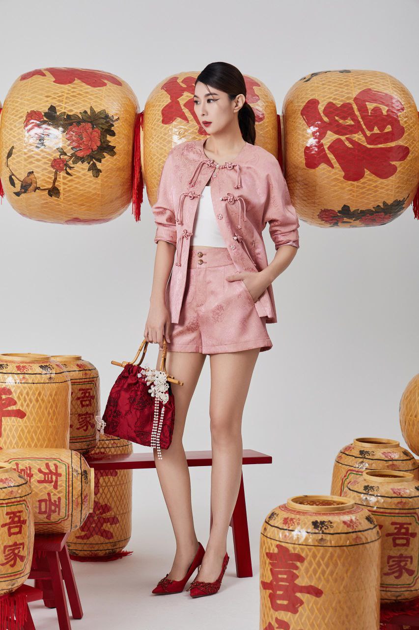 长袖旗袍上衣 2618