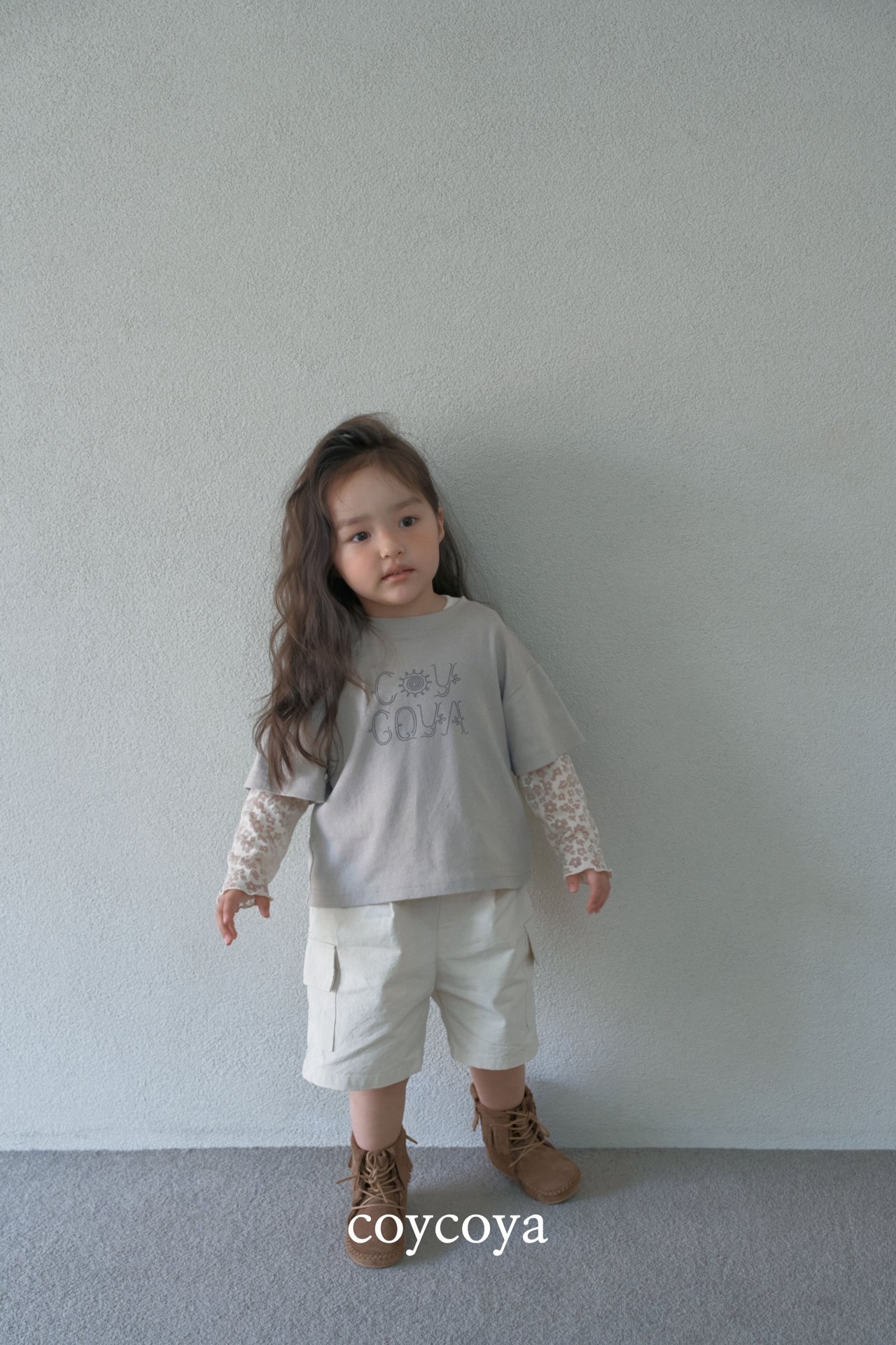 🌸預訂 韓國直送🌸🇰🇷COYCOYA兩色花卉薄紗袖長袖上衣