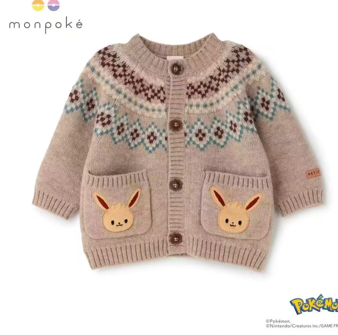 預訂款～#1031 🇯🇵日單 Pokémon 系列冷衫(2件以上減$10）