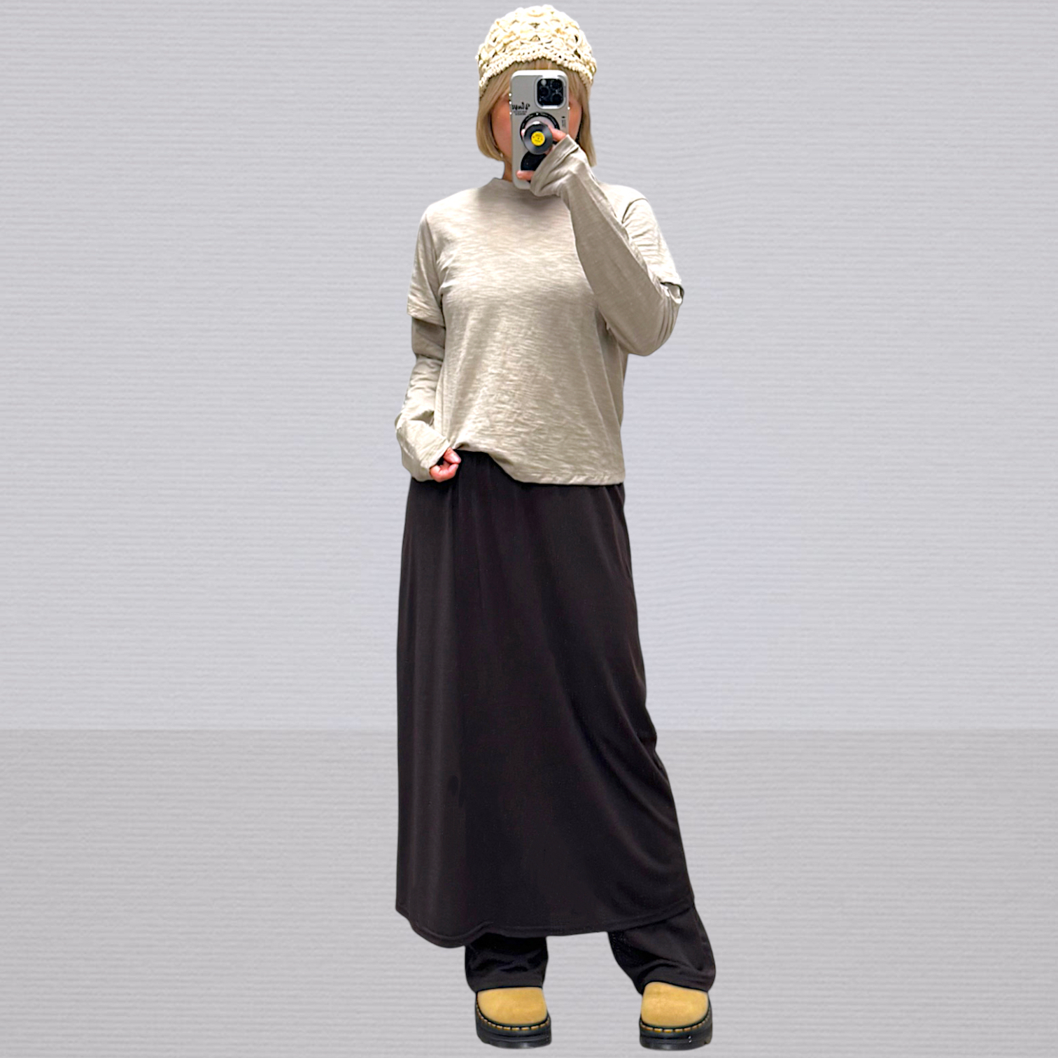221533 假兩件淨色Tee