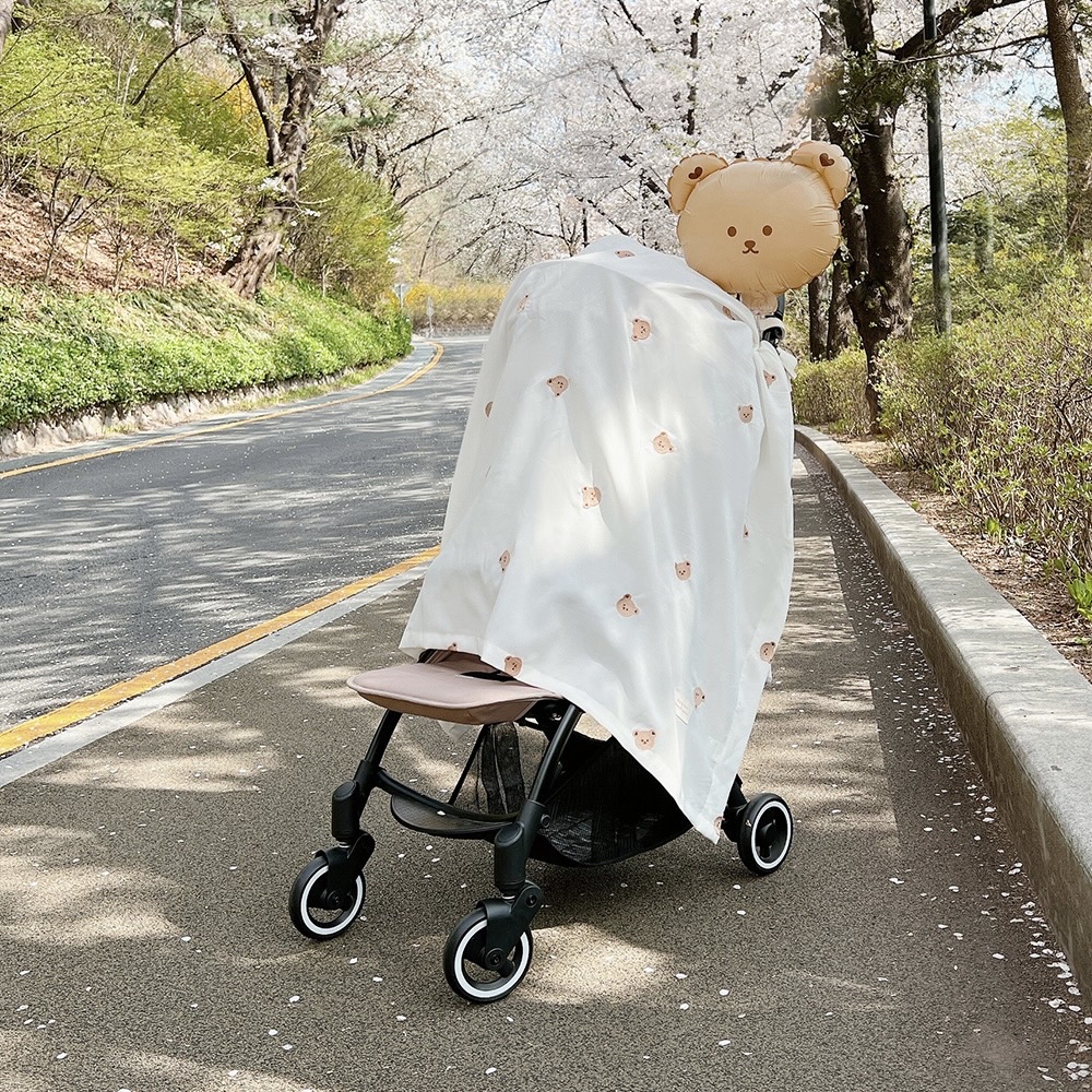 DOTTODOT 刺繡嬰兒車遮陽防風罩（Stroller Cover）