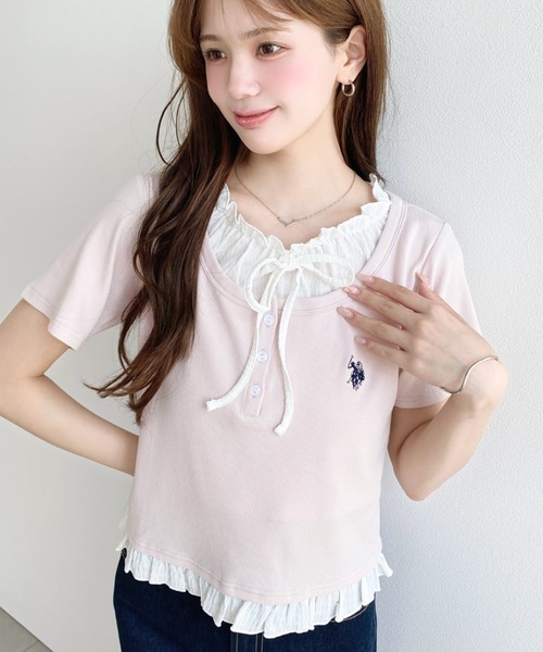 日本U.S. POLO ASSN.假兩件衫