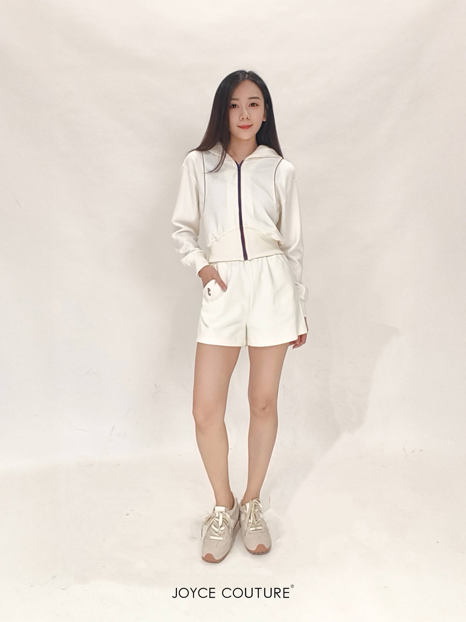 简约精致塑胶头短裤 P0448