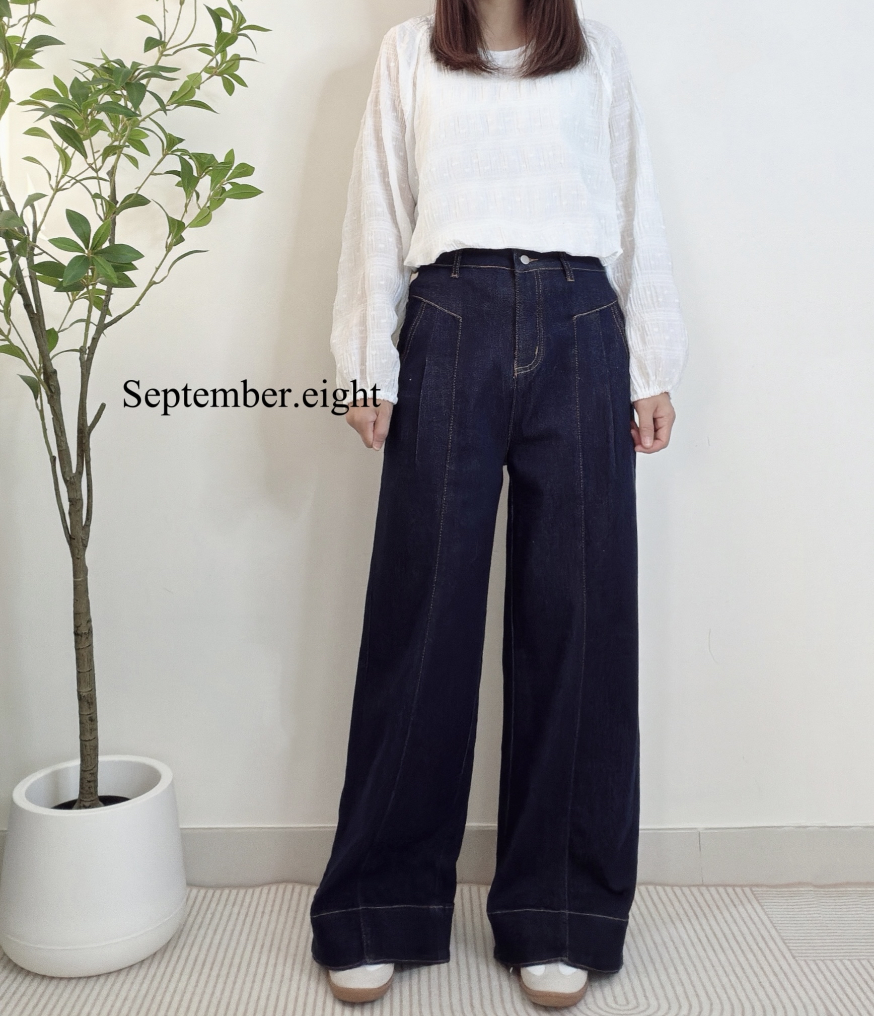 原色中腰牛仔褲