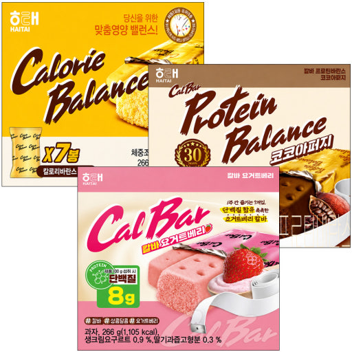 韓國 HAITAI Calorie Balance 營養均衡能量棒 3味任選｜草莓優格 / 朱古力 / 牛奶芝士