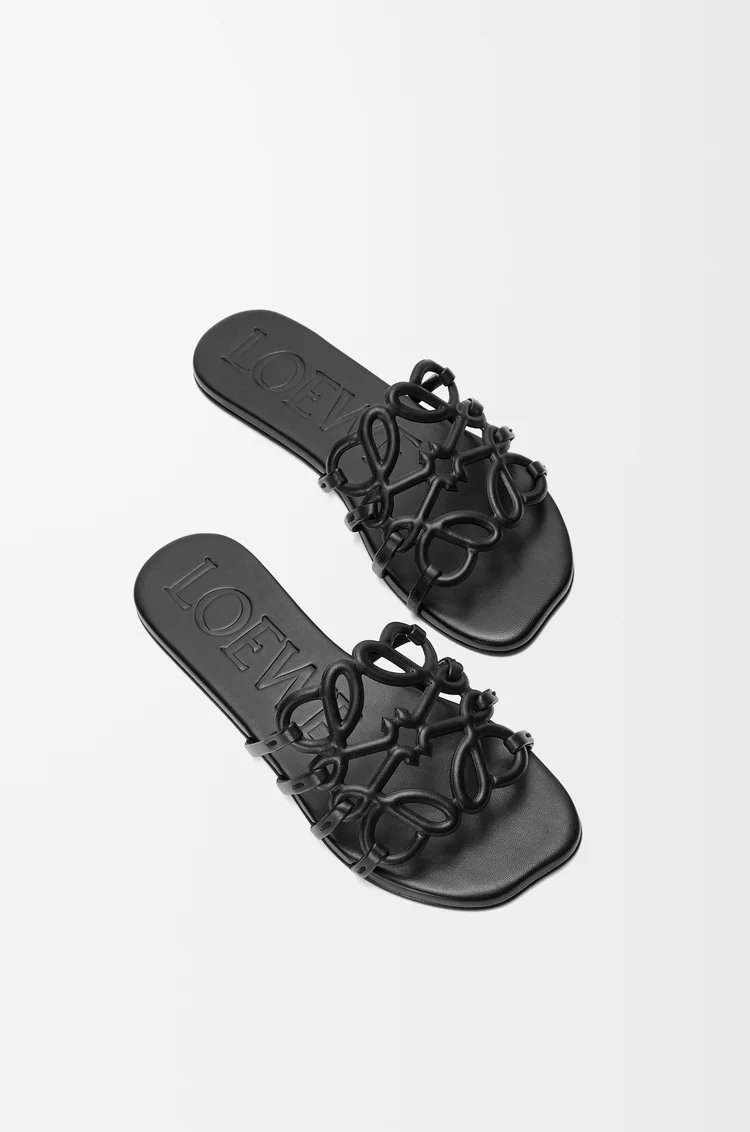 折扣優惠 🫧訂貨❤️LOEWE Anagram 皮質涼鞋 Size 36/37/38/39/40