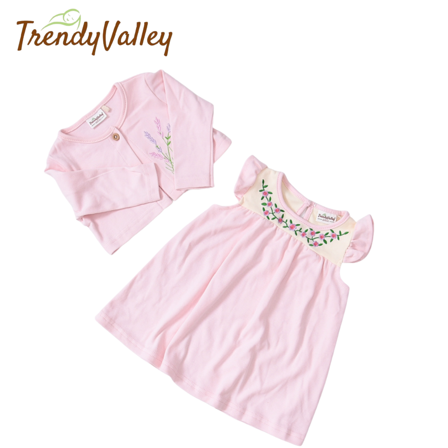 Trendyvalley Organic Cotton Baby Girl Dress