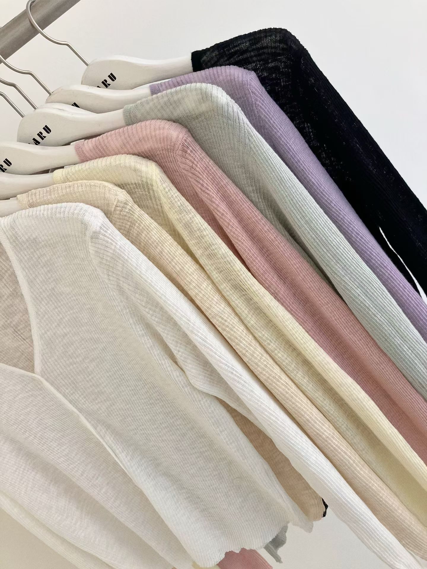 HA1 糖果色針織外套