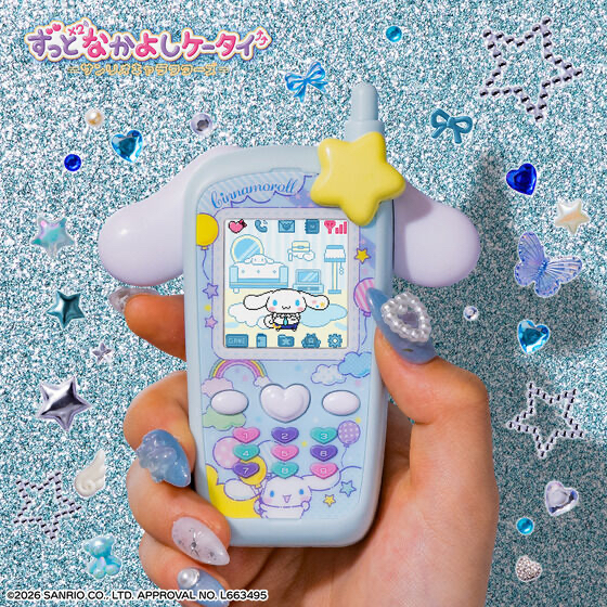 日本預訂📍Sanrio Y2K電話造型遊戲機 不包郵 2026年4月下旬出貨