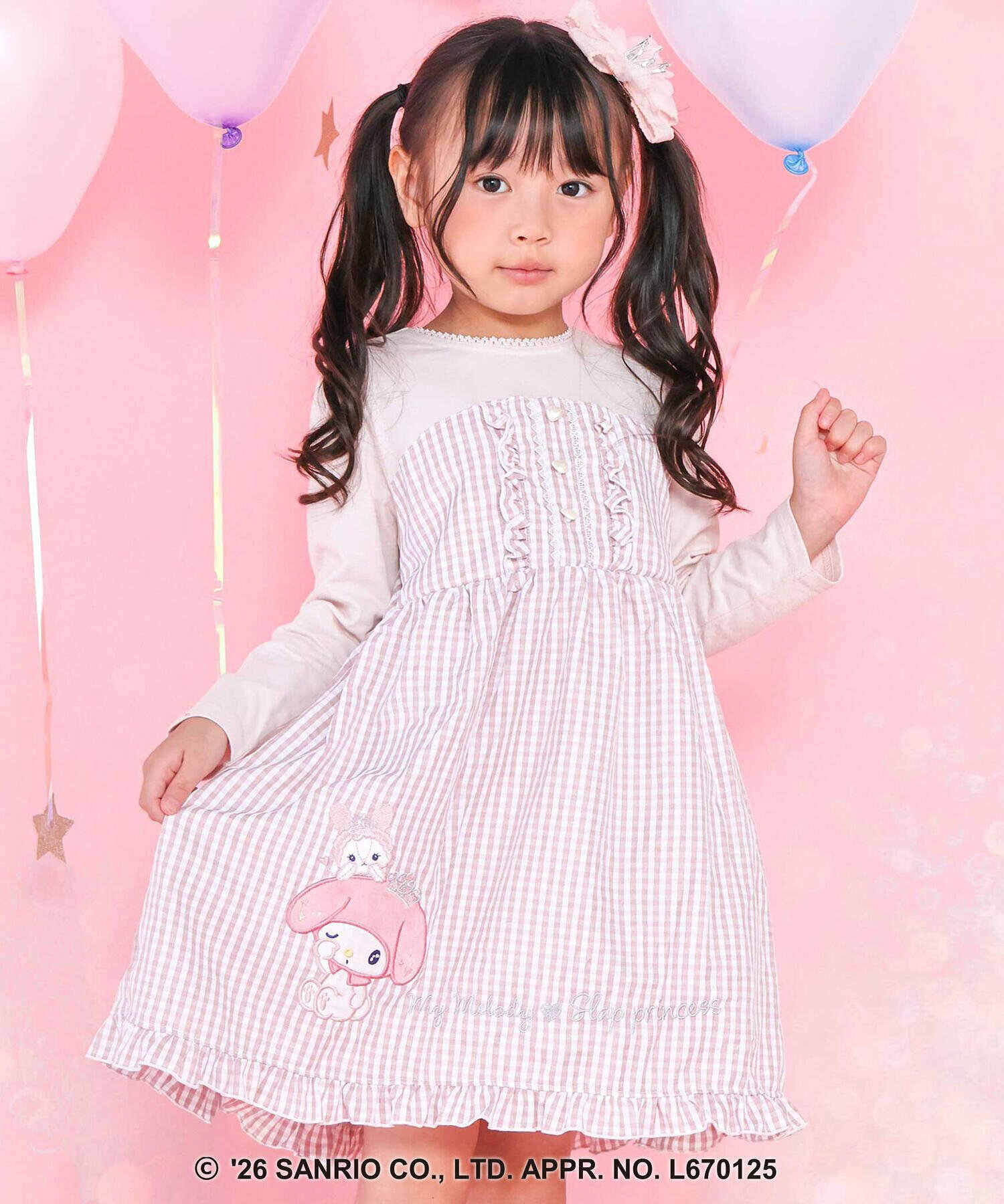 🆕【⭐訂購⭐】日本直送🇯🇵 🌀#Sanrio 星形蕾絲 心型紐扣 鎖邊裙擺 刺繡連身裙［3款選］🌀 [ELIA-0128] [261019]