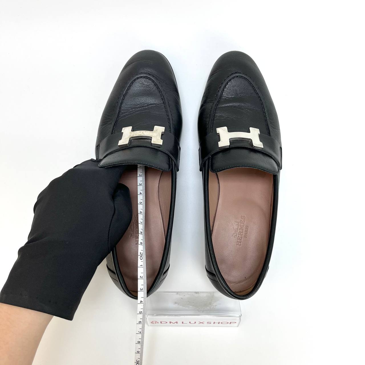 Hermes Black Loafer