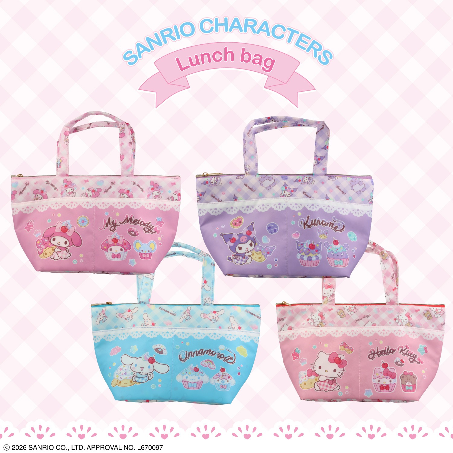 🌸 【預訂】Sanrio Lunch Series-Lunch Tote Bag