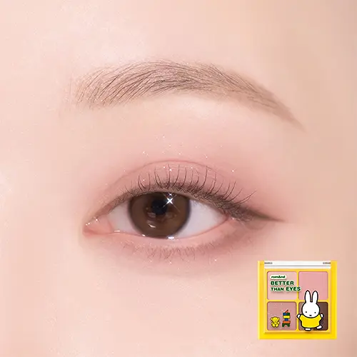 新登場 [韓國直送] Miffy Rom&nd聯乘限定 Better Than Eyes四色眼影盤連掃