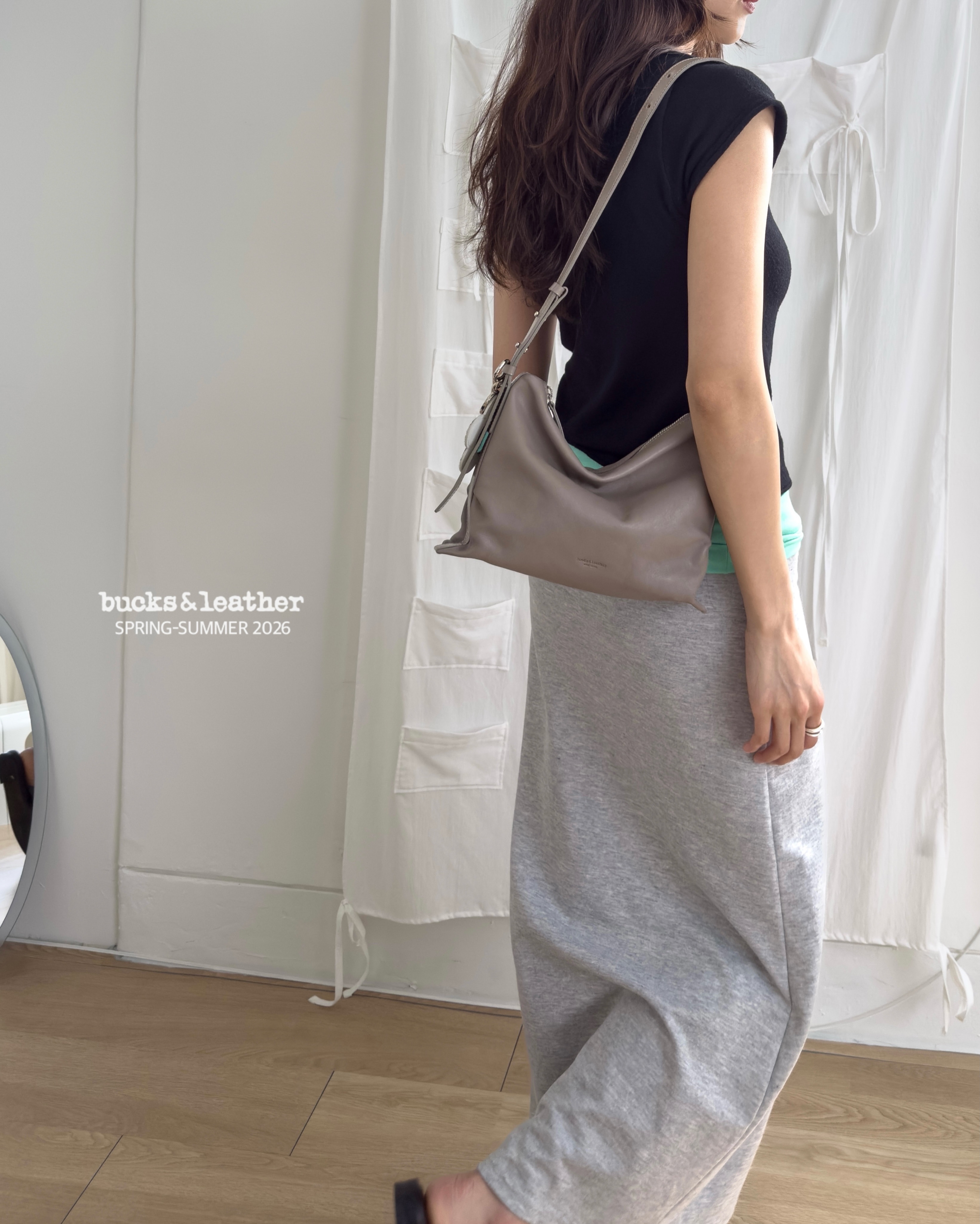 【熱賣款】預訂_慵懶風單肩 Day Shoulder Small By Bucks & leather