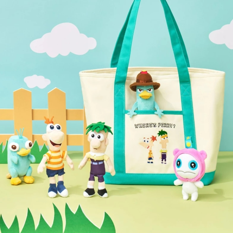 🌸 【預訂】Perry & Agent P 2Way變身公仔 - PHINEAS ＆ FERB