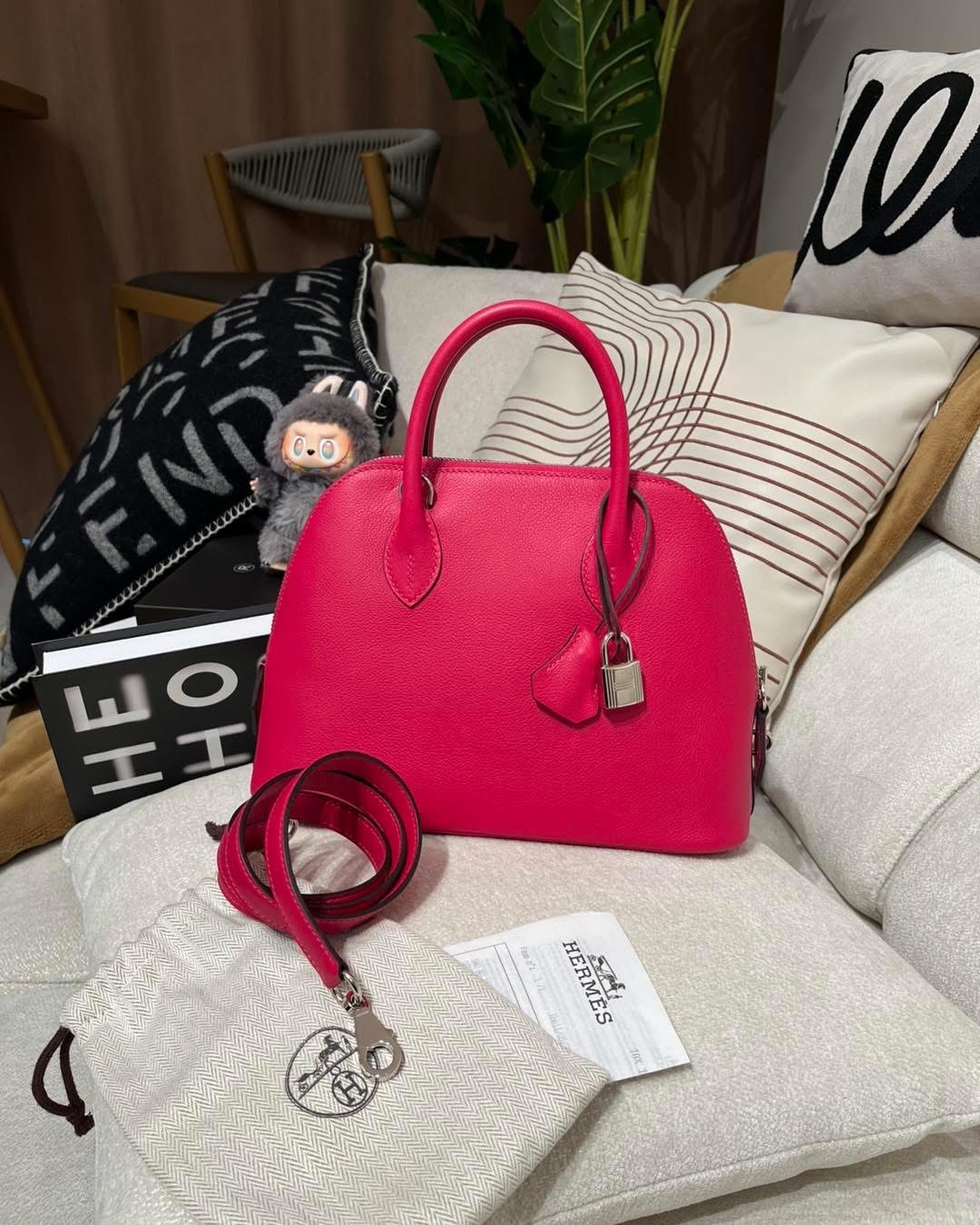 Hermes bolide 25,STAMP Z FRAMBOISE/ROUGE  100%Authentic,98%new ✅專門店收據✅Key Lock✅塵袋✅box 