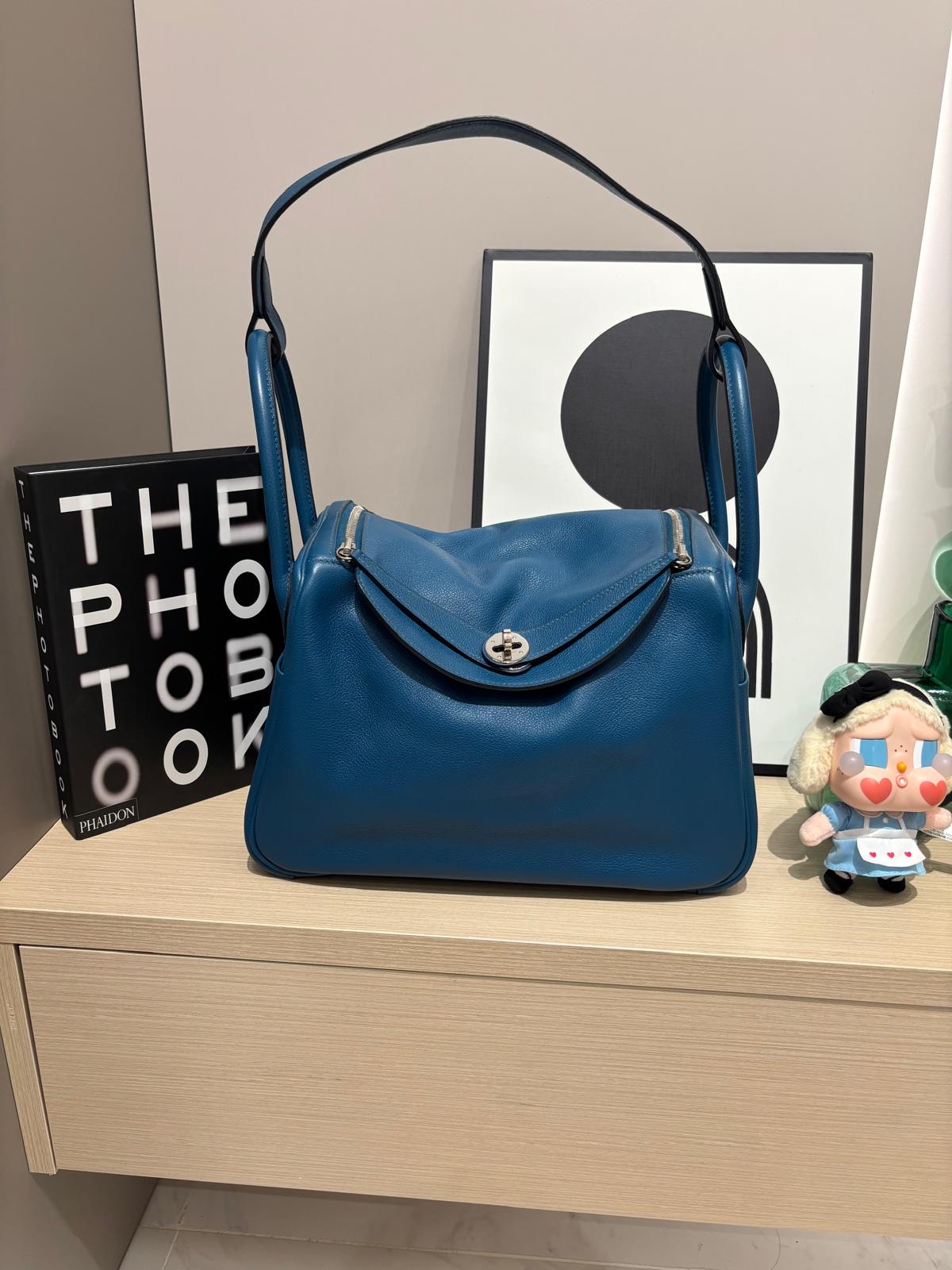 Hermes Lindy 30,evercolor 牛皮 100%Authentic ,95%new ✅塵袋✅盒