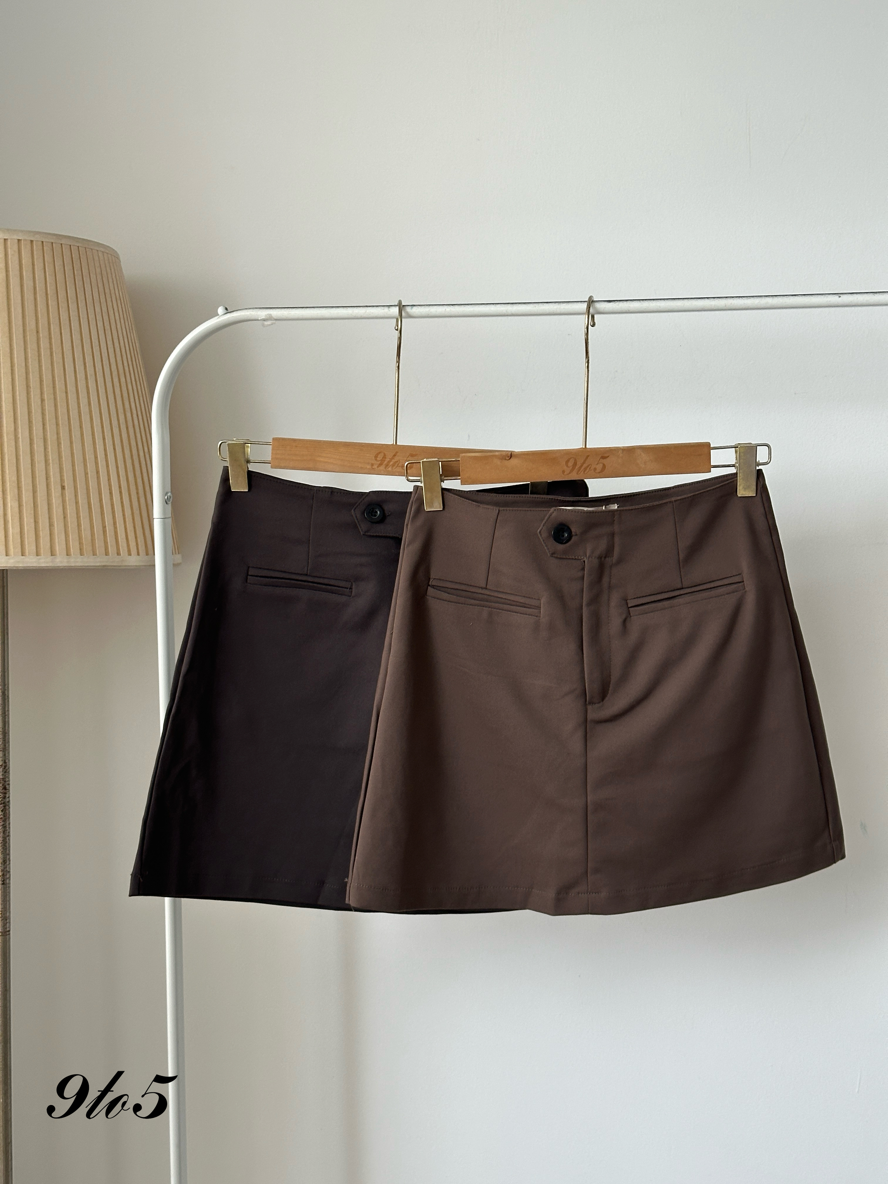 S1799 A Line Short Skirt - 4 Colors 