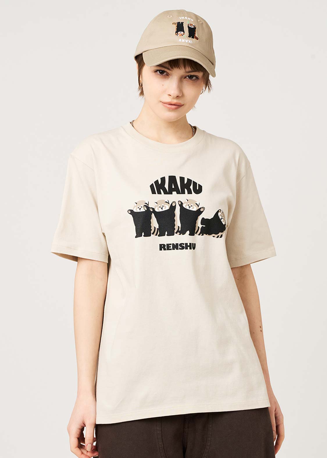 📦訂購 日本限定 graniph IKAKU Red Panda 小熊貓 T-SHIRT T恤