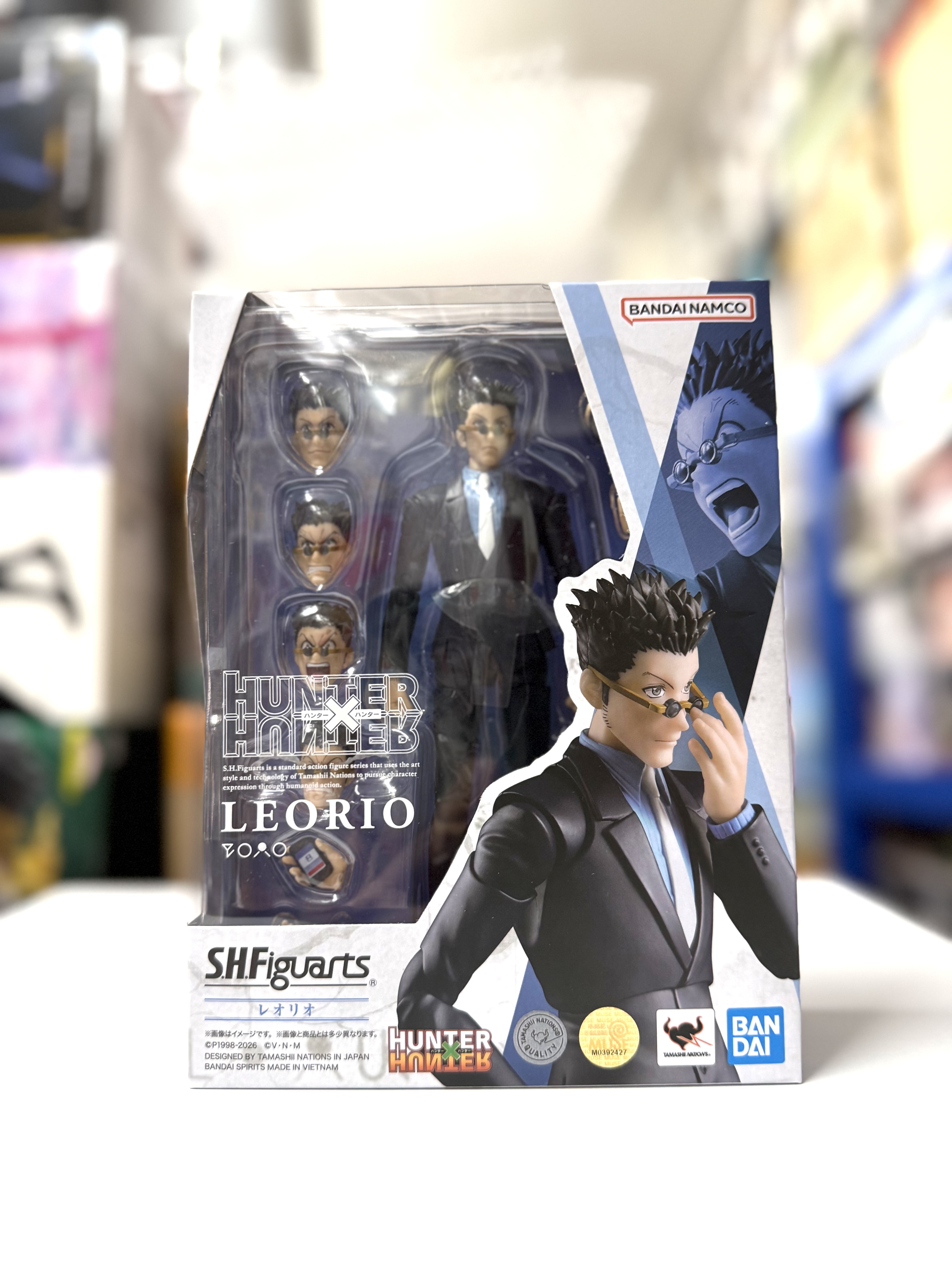 SHF 里昂里奧 帕拉丁奈特（雷歐力）全職獵人 可動figure S.H.Figuarts Hunter x Hunter Leo action figure