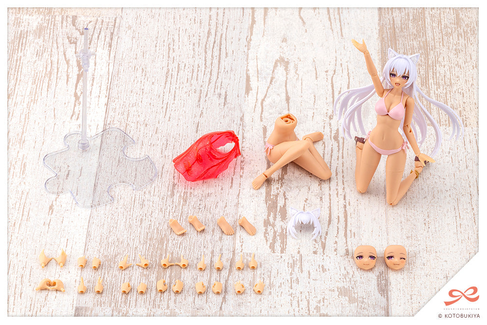 (預訂訂金 $100) (總價 $323) (壽屋店舖限定) 壽屋 Kotobukiya 創彩少女庭園 獸耳艾米莉塔【泳裝】夢幻風格 黃昏貓貓 模型 (行版) (KO09593) Dreaming Styletwilight Cat