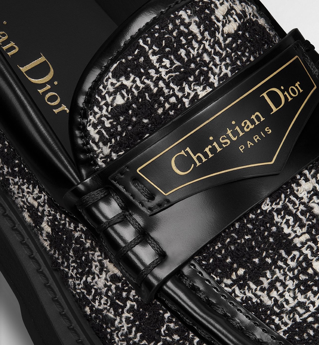 限時優惠✨訂貨🍒Dior 5.5cm厚底 Boy Loafer Tweed 面料~ Size 36/38/39/40 only