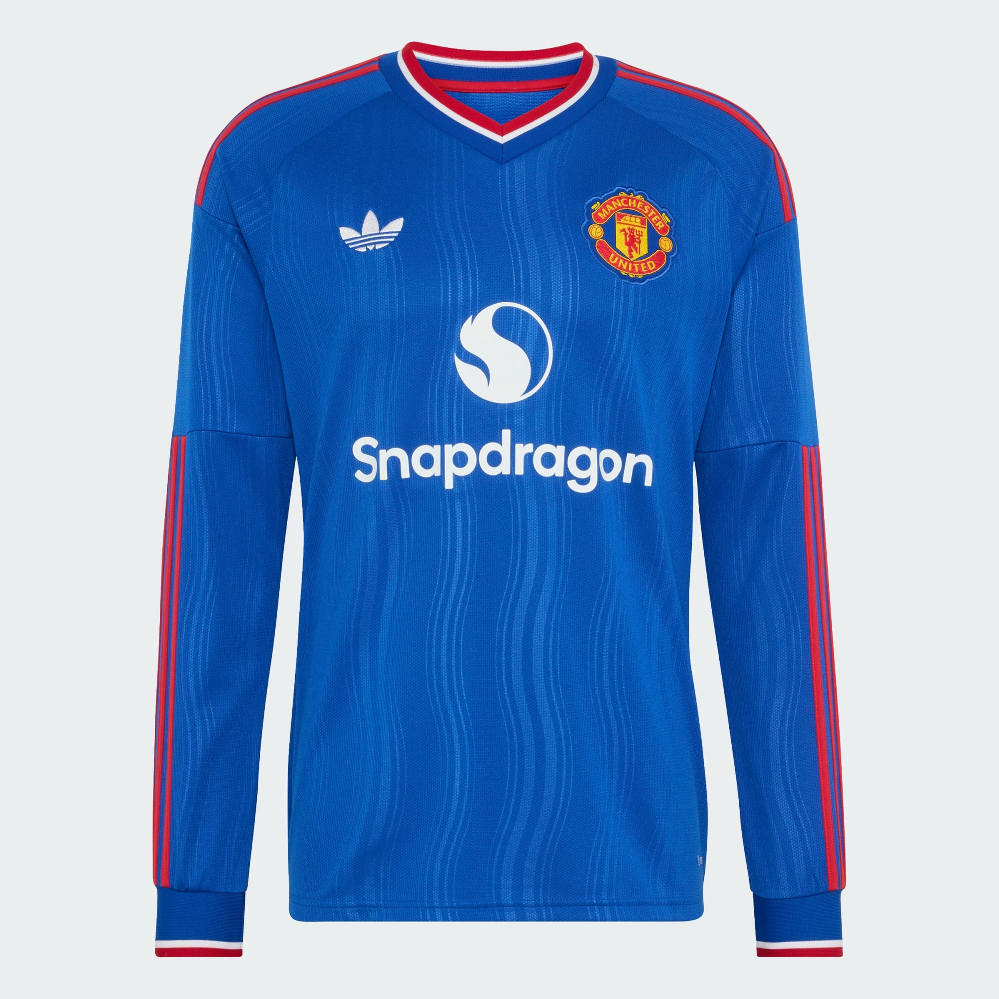 💙重溫經典藍魔傳奇 Adidas Manchester United 曼聯 2026-27 作客長袖球迷版球衣 (可加印字章) KB5555