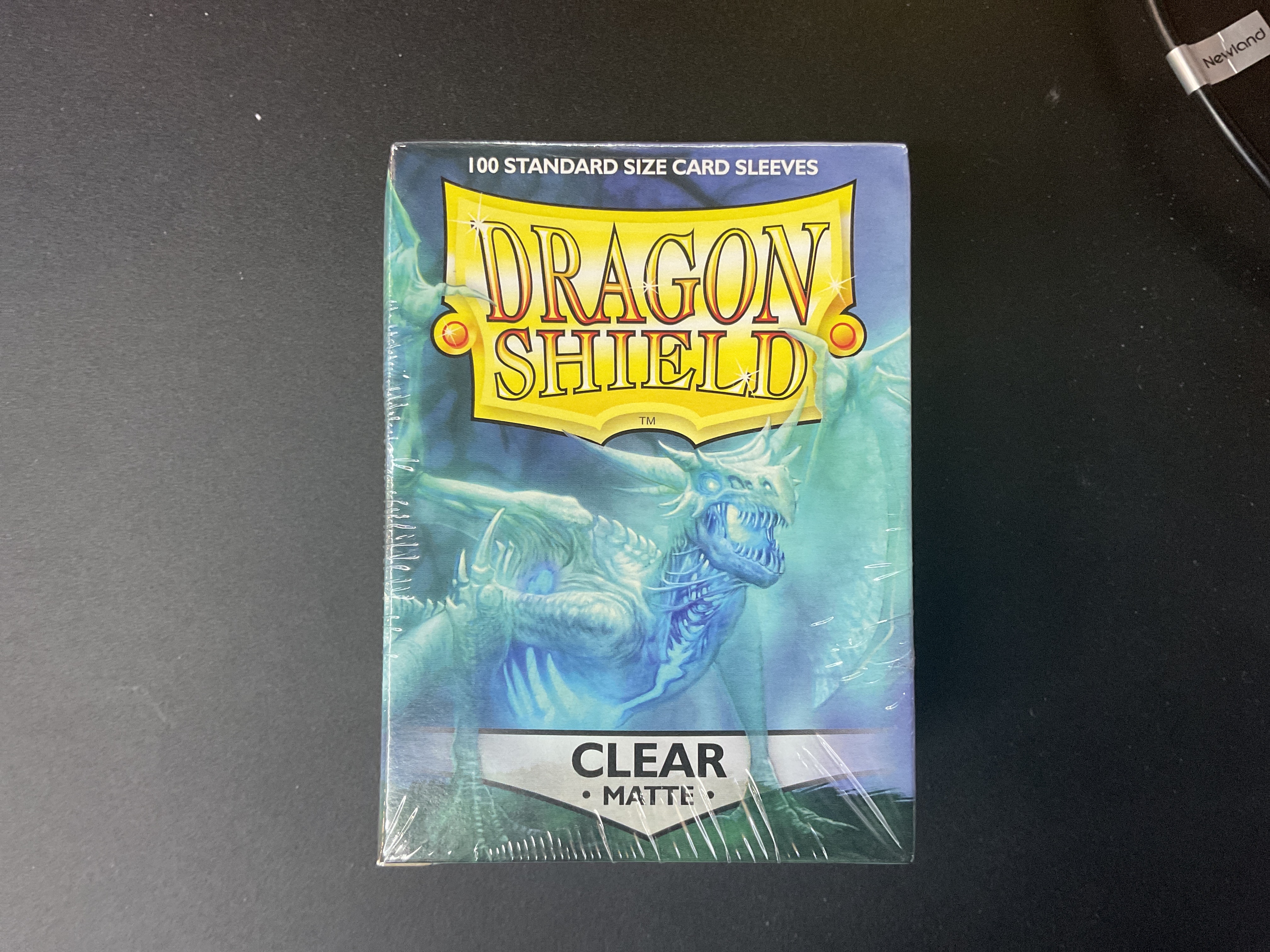 Dragon Shield 100 - Standard Deck Protector Sleeves - Matte Clear - AT-11001 