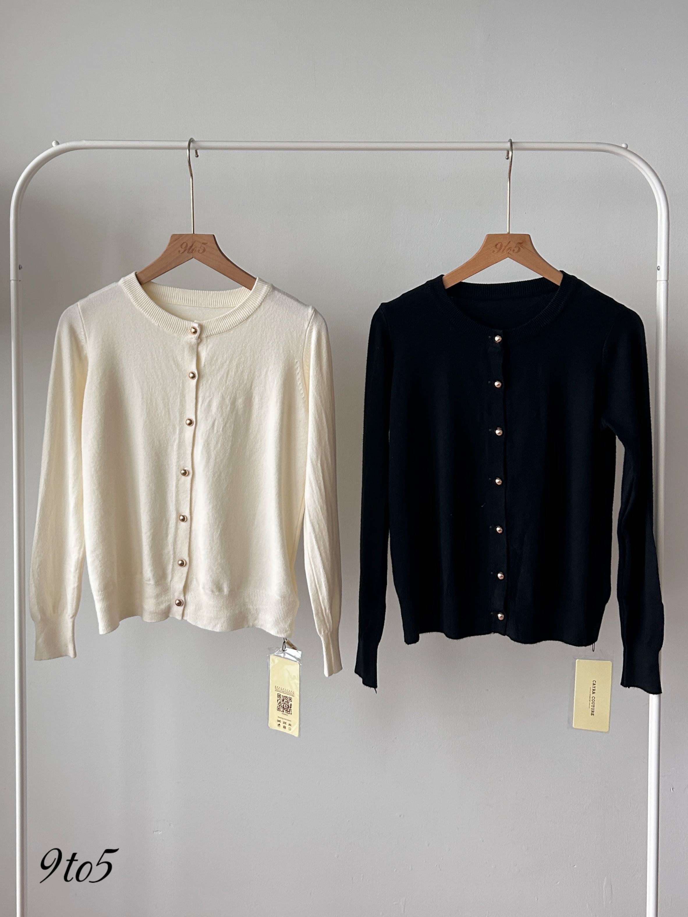 T4456 Long sleeves Knit Cardigan - 5 Colors 