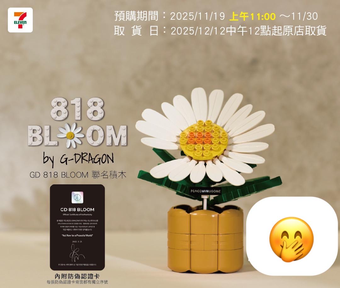 台灣直送 GD 818 BLOOM 聯名積木
