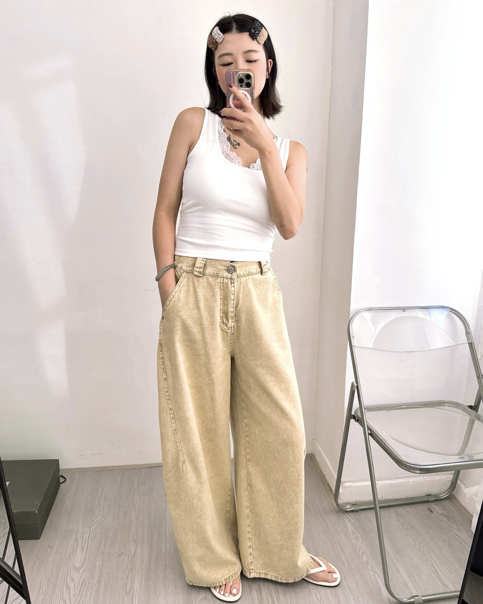 必須自留超柔軟夏天薄闊牛 3色