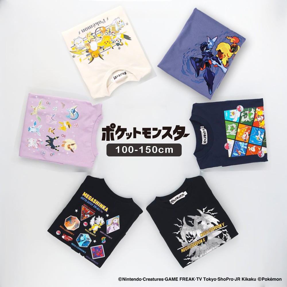 🆕【⭐訂購⭐】 🇯🇵日本直送 🌀#Pokemon 前後印花長袖Tee［6款選］🌀 [ELIA-0051][261008]