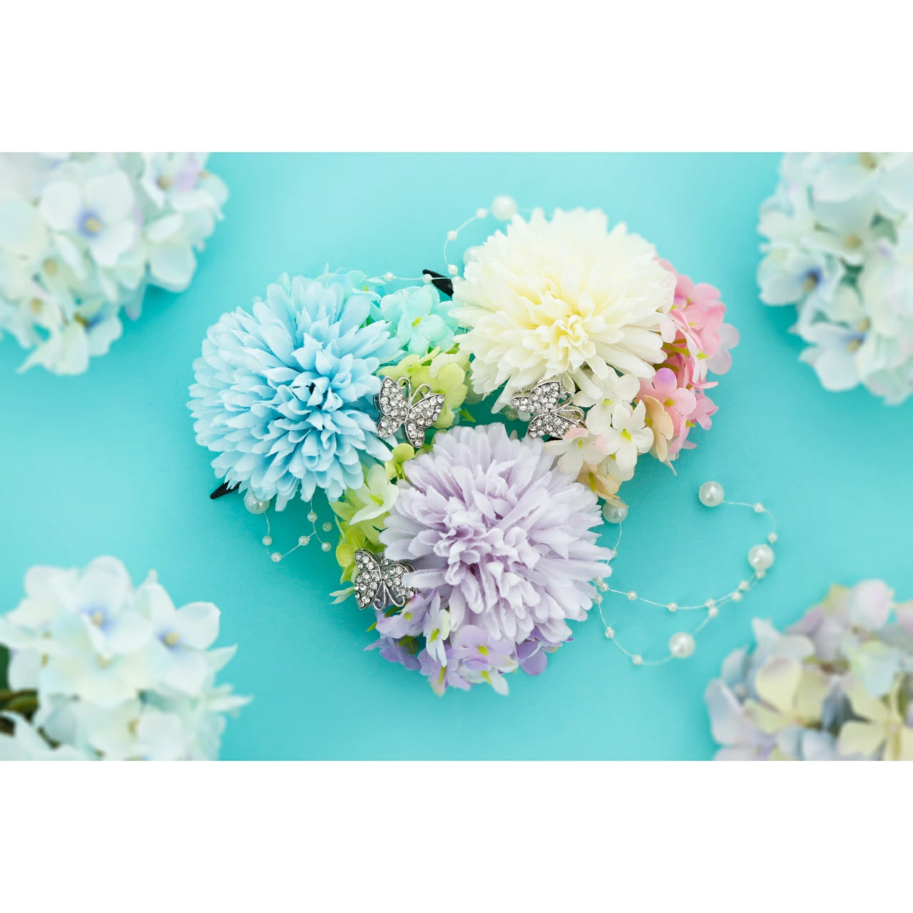 🆕【⭐訂購⭐】🌀 🇯🇵 日本直送 和風 優雅 立體蝴蝶花冠 髮夾 髮飾［3款選］🌀 [ELDD-0171][260518]