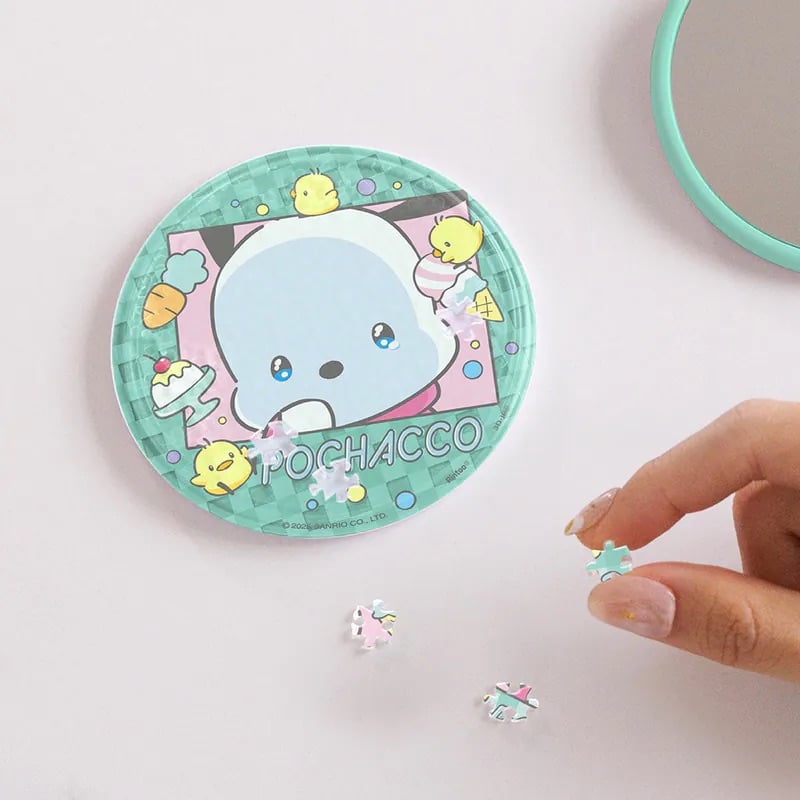 📦訂購 台灣代購 三麗鷗 Sanrio Pochacco PC狗 68片 隨身鏡拼圖
