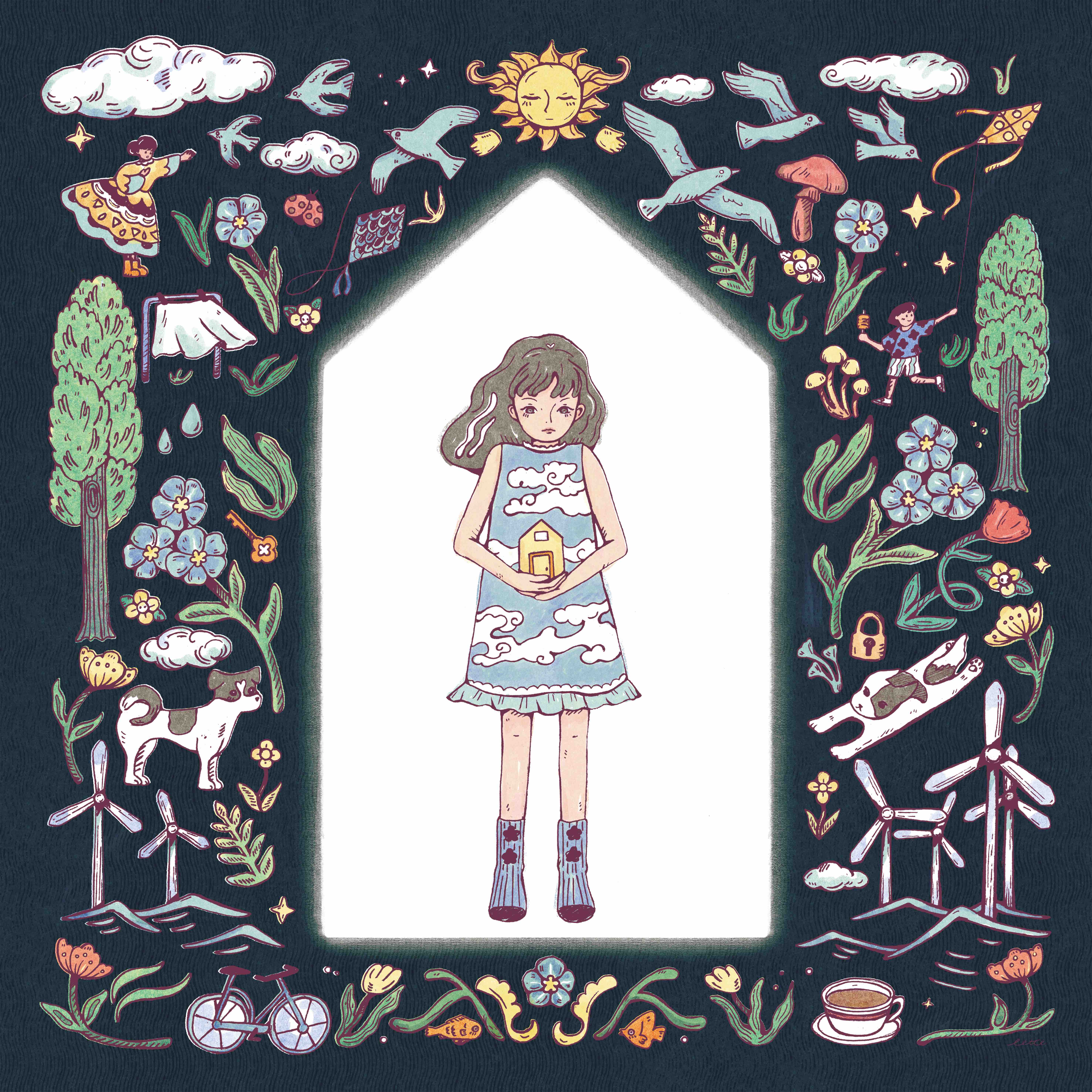 Lotte Siu - 50 x 50 ART PRINT Within 內在