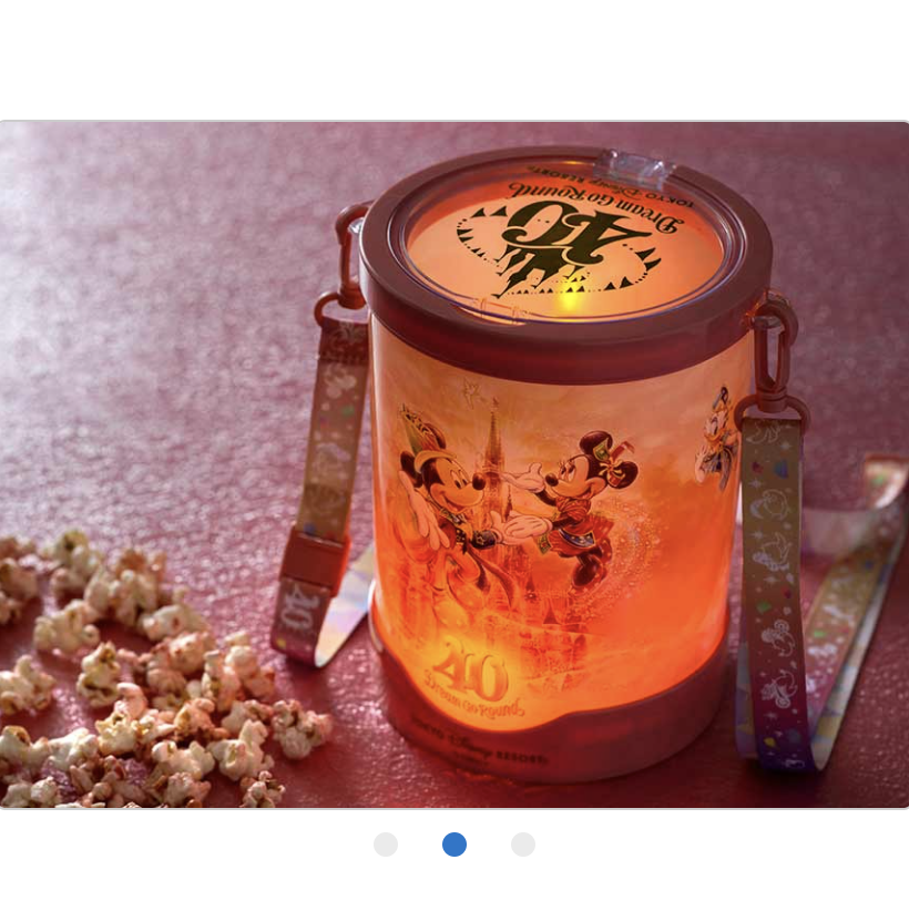 [現貨] [東京迪士尼] TOKYO DISNEYLAND 40th DREAM GO ROUND｜ 發光爆谷桶 {TF2303149}