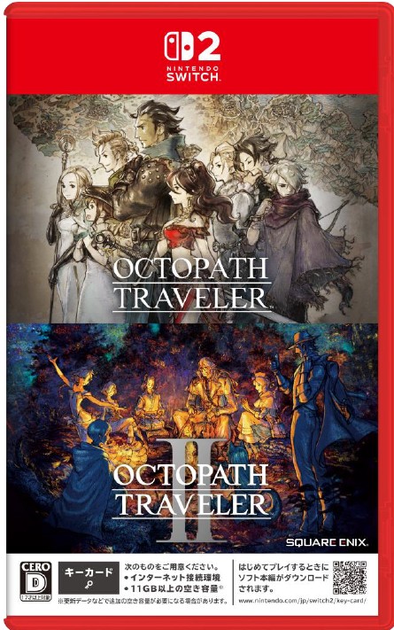 【預售 1/ 10】SW2 歧路旅人 I + II / OCTOPATH TRAVELER I + II  中/英/日文  ( 日文封面 )  MXXL4765