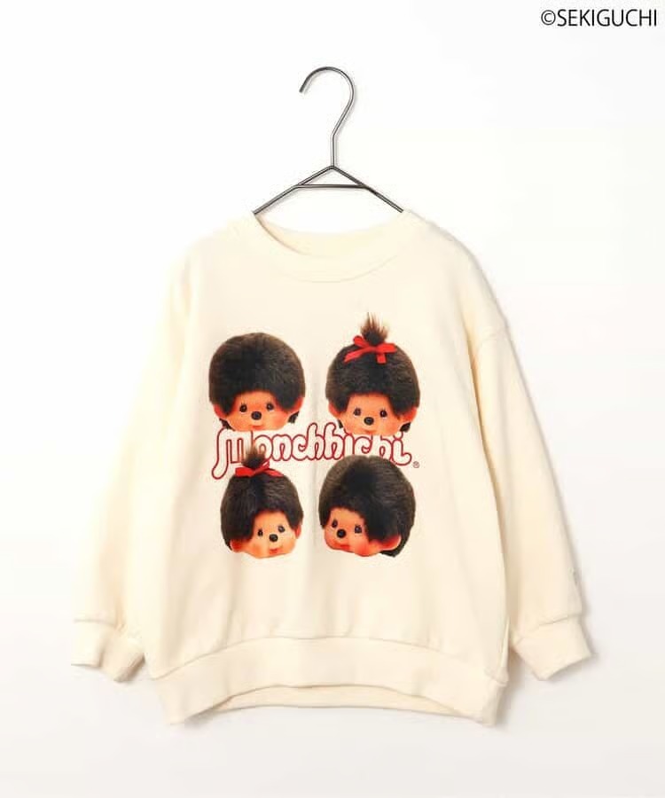 Monchhichi 蒙奇奇親子Hoodies 日本兒童 80-140cm 