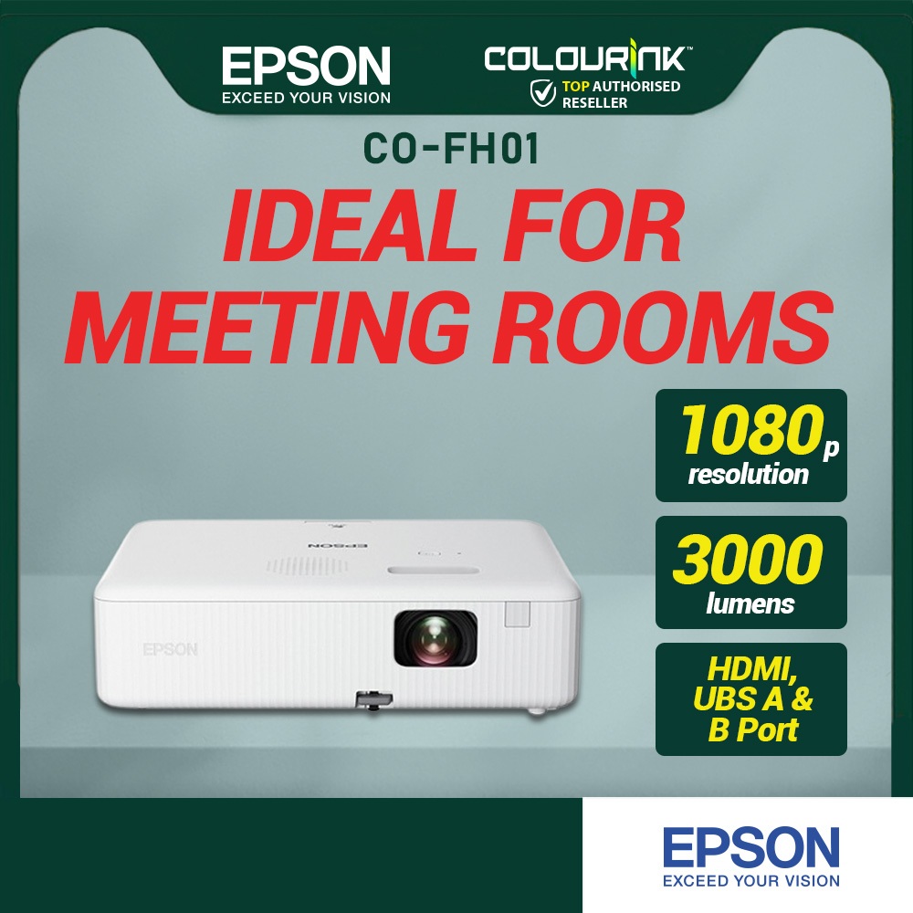 EPSON CO-FH01 SMART PROJECTOR l LARGE SCREEN PROJECTION UP TO 391"