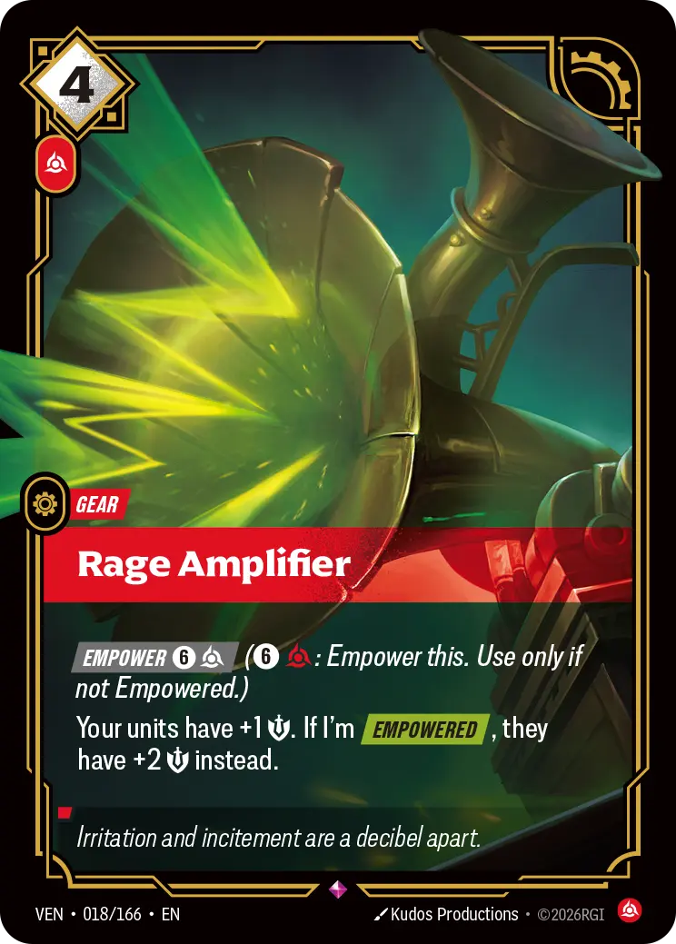 Vendetta - Rare - Fury Rune (Set 4)