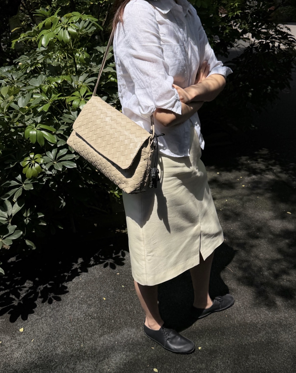 指定款式限時優惠❣️訂貨🍒BV Giorno shoulder bag  Size 33x19x8cm   Color: Ecru