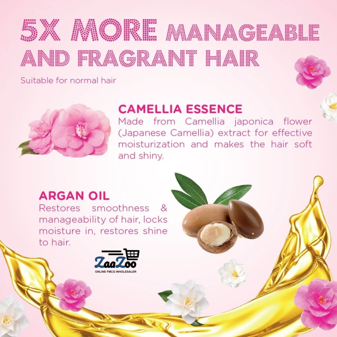 Sunsilk Shampoo Smooth & Manageable / Pink / 160ml